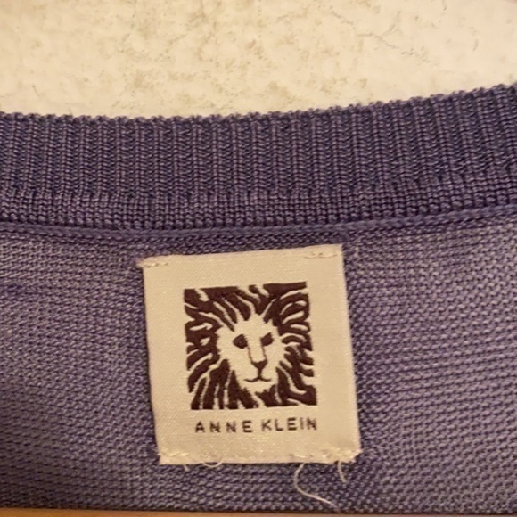 ANNE KLEIN PURPLE TANK TOP SIZE MEDIUM - Picture 2 of 3